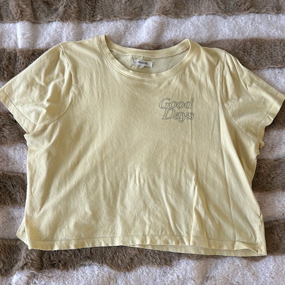 Madewell cropped tee